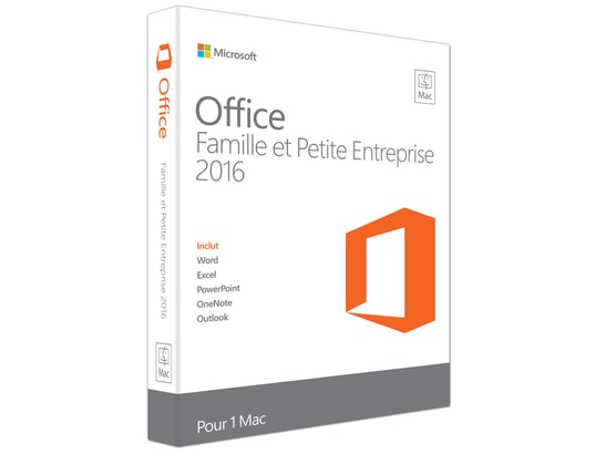 MICROSOFT Office Famille et Petite Entreprise 2016 pour Mac MICROSOFT ...