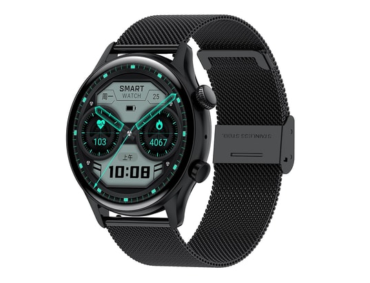 Montre connectée sport bracelet acier cardio sommeil calories