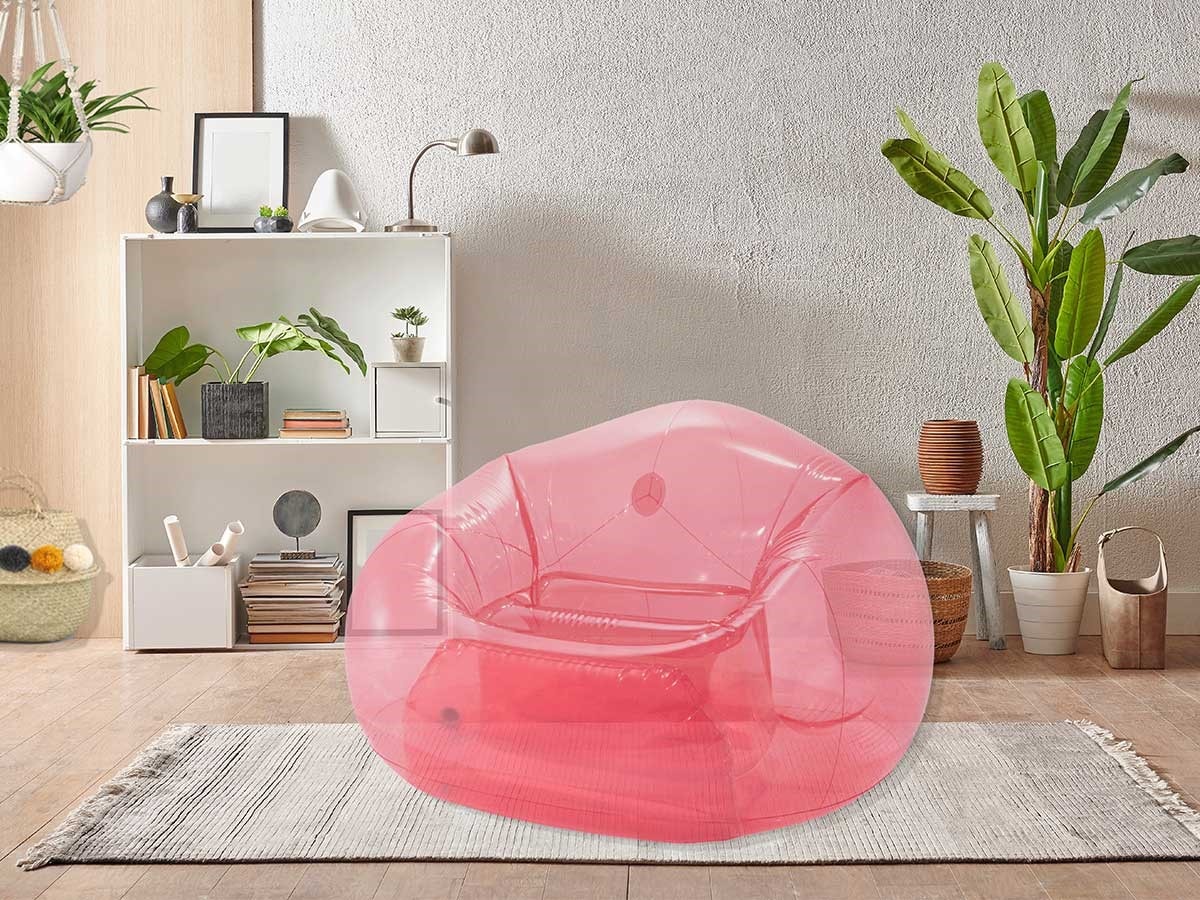 Fauteuil Poire Gonflable Apvrosiait - Canapé Lavable Pour Intérieur/Extérieur - Marron