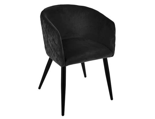 Atmosphera - Fauteuil de Salon Confort en Velours Gris