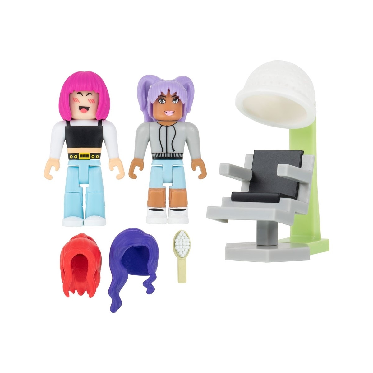 Roblox - figurines game pack brookhaven: hair & nails JAZWARES