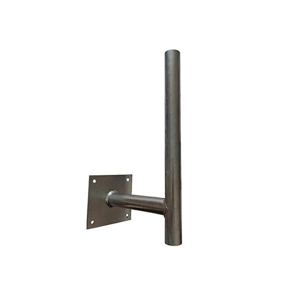 Support Mural Antenne Internet 25cm - Galvanisé - Pour Antennes Wi-Fi Et Petites Antennes
