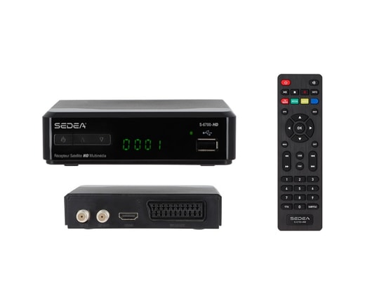 Récepteur décodeur satellite multimedia – sedea s-6700 hd