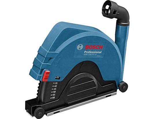 Capot De Tronçonnage Bosch GDE 230 FC-S - Pour Meuleuse Ø230mm, Compatible GWS20, GWS2000, Etc., 1600A003DL