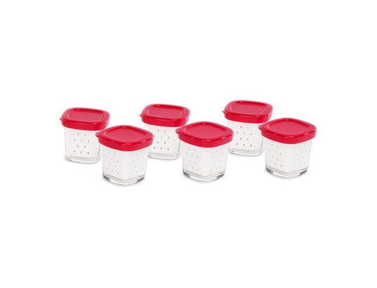200ml) Pots De Yaourts Agreenway Bocal Verre Avec Couvercles Idéal Pour Mousse Aux Chocolat Crèmes Desserts Yaourts, Transparent (6pc