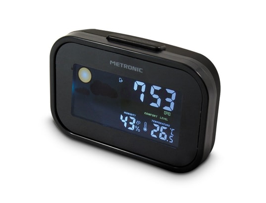 Radio-réveil Metronic Sportsman (A-549) – Bleu/Noir, Garanti 6 Mois, état Neuf