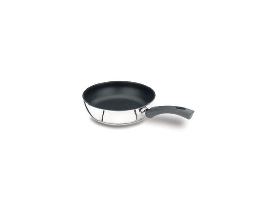 Lacor 71818 Poêle Rotissoire Durit Anti-Adhésive 18 Cm - Inox 18/10 Compatible Induction Et Tous Feux