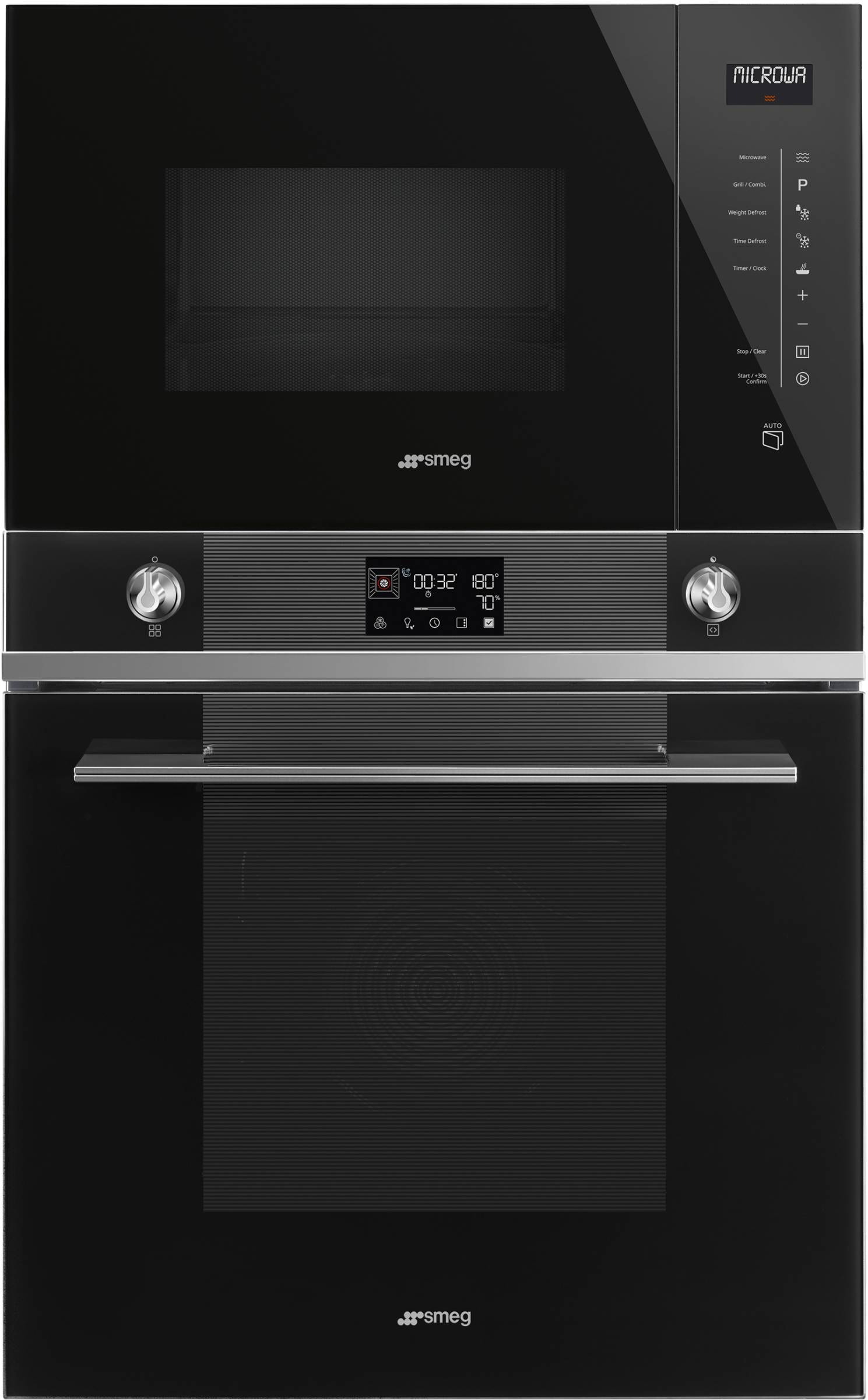 Smeg FMI125N Forno a microonde nero