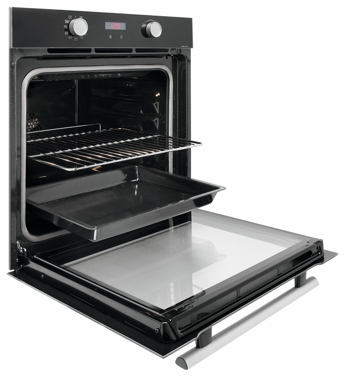 BRANDT Mini-four et rôtissoire posable 21L 1380W Noir | Leroy Merlin