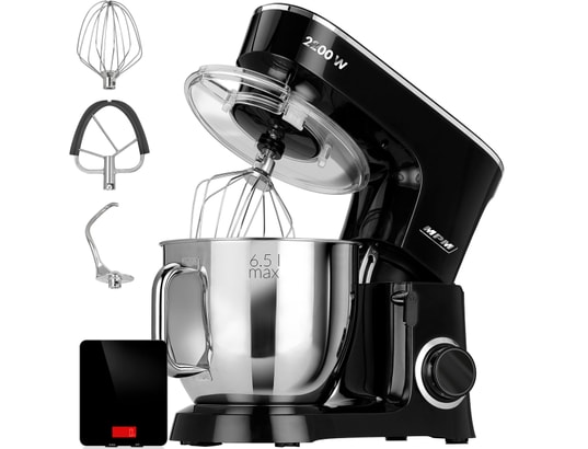 Robot Pâtissier Camry CR4223B - 2000W - Bol Inox 5L - 6 Vitesses - Neuf