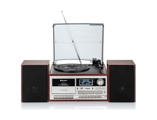 Lecteur Vinyle Et Cd Roadstar HIF-1993 D+BT Platine Disque (système Compact Rétro Avec Lecteur CD, Dab+, Bluetooth Platine Vinyle Bluetooth
