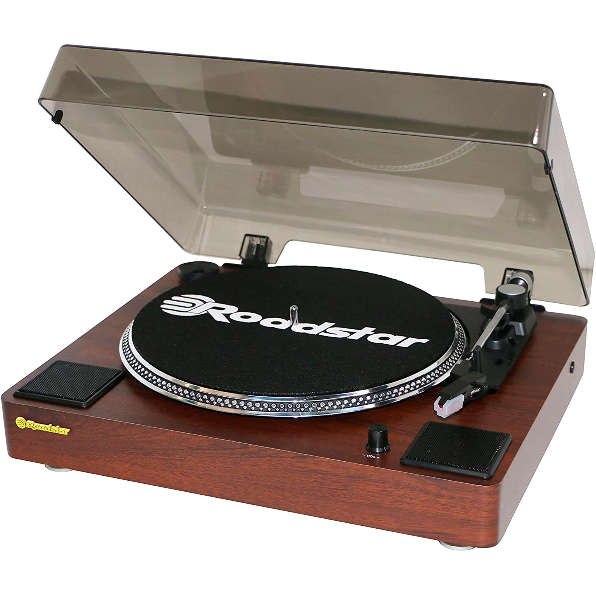 Platine Vinyle Roadstar 3 Vitesses Avec Enceintes Intégrées – TT-260SPK