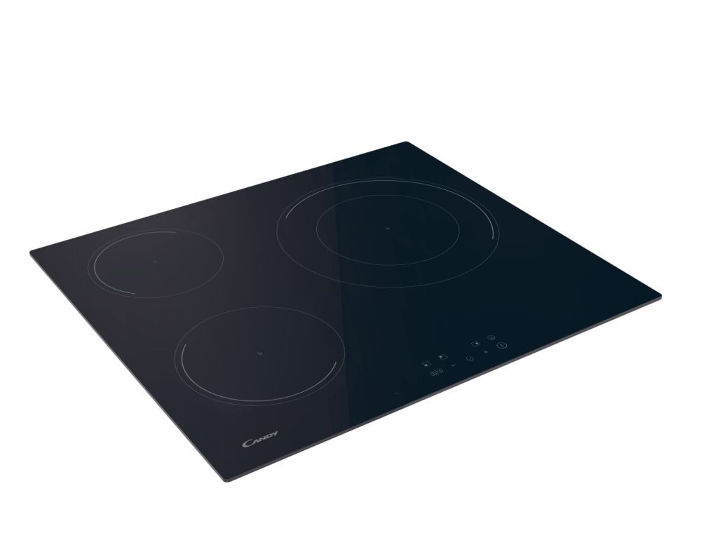 Plaque Induction Candy CI633CBB/1 - 3 Foyers, 7000W, Boosters, Power Management, Sécurité Anti-débordement