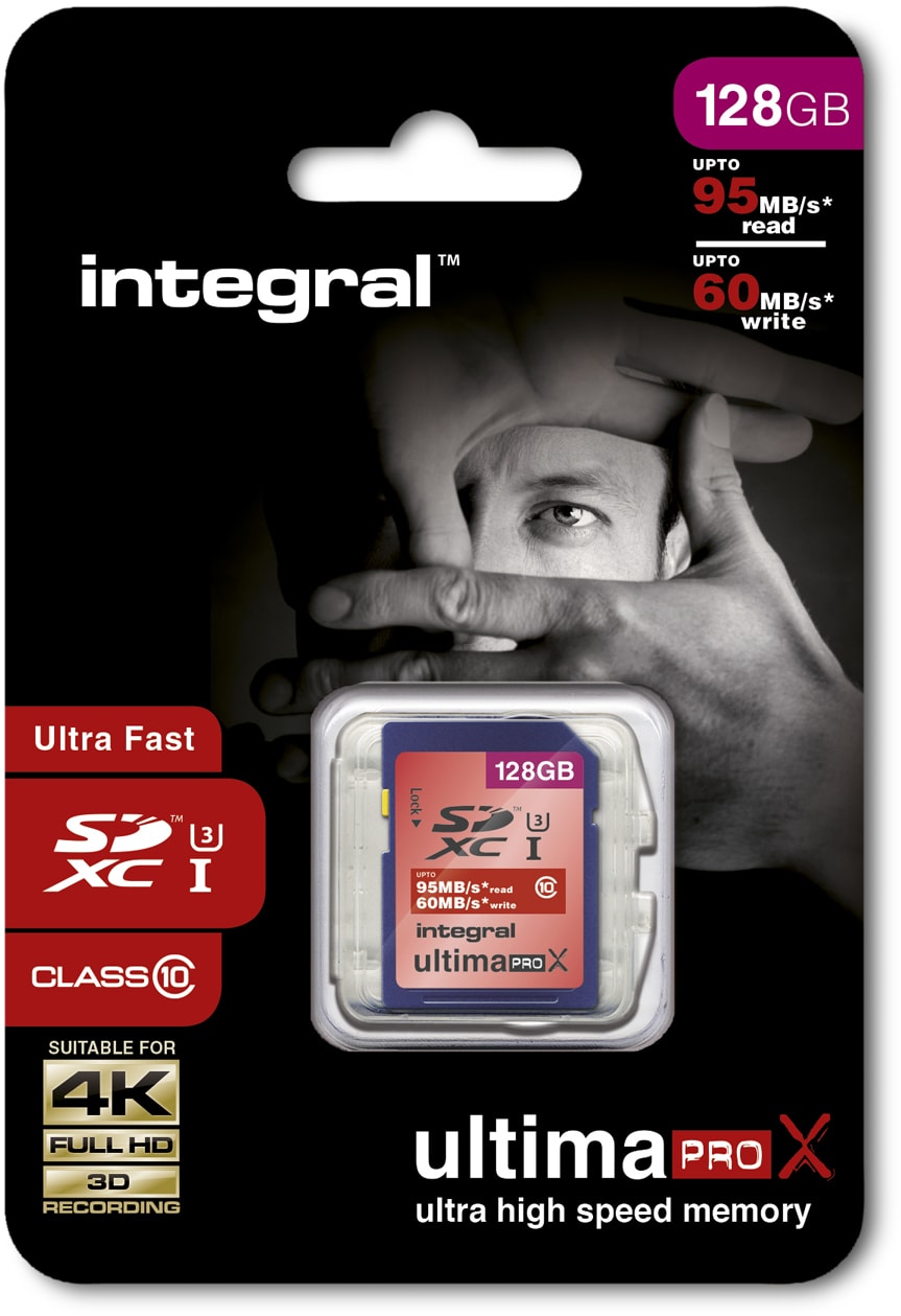 Carte MicroSD Integral UltimaPro 64 Go - Classe 10, UHS-I, Vitesse 90 Mo/s - Avec Adaptateur SD - 7