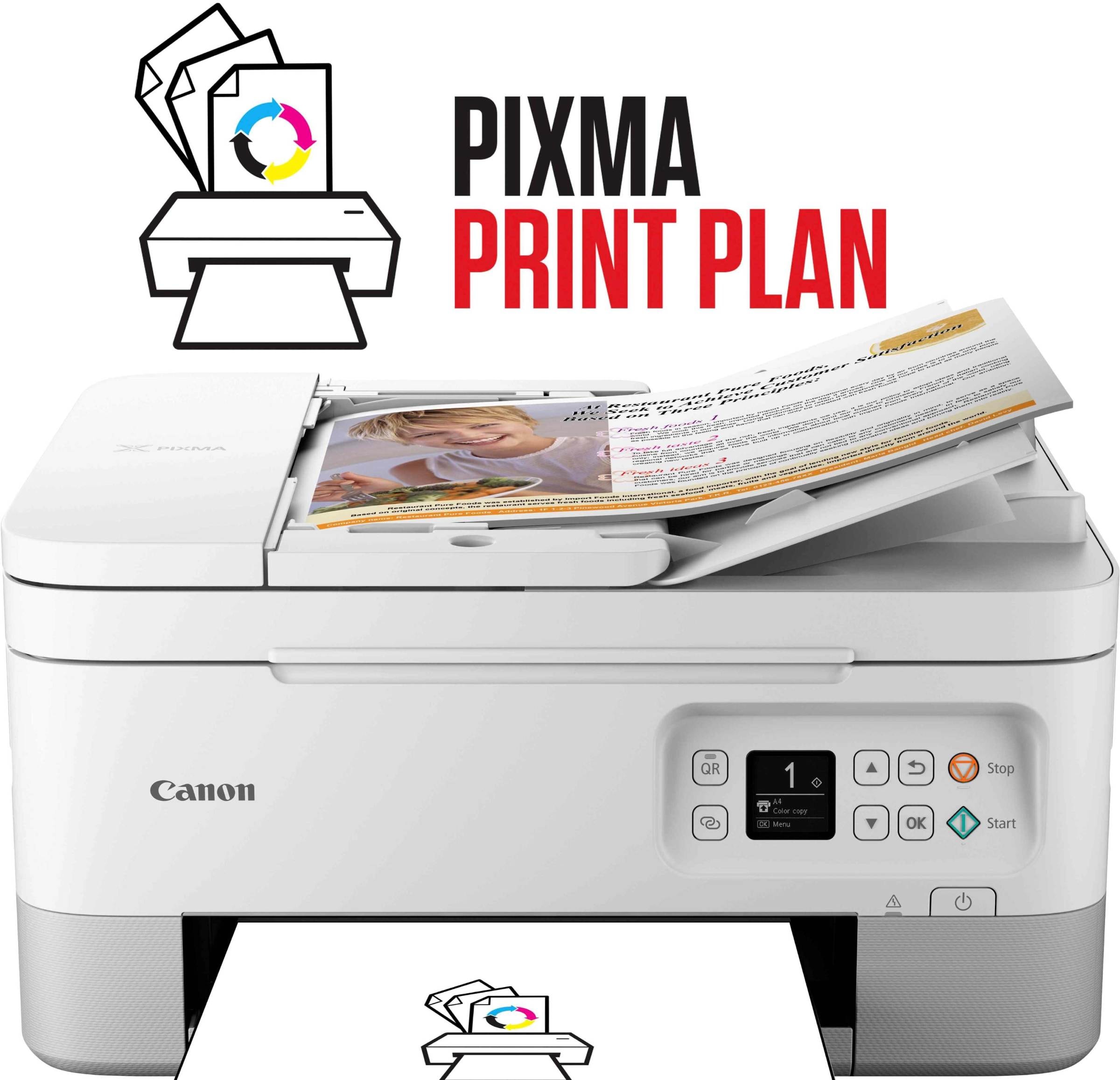 Imprimante Canon PIXMA TS5351i - Sans Fil, Écran OLED, Impression Photo - Avec Abonnement Encre Possible