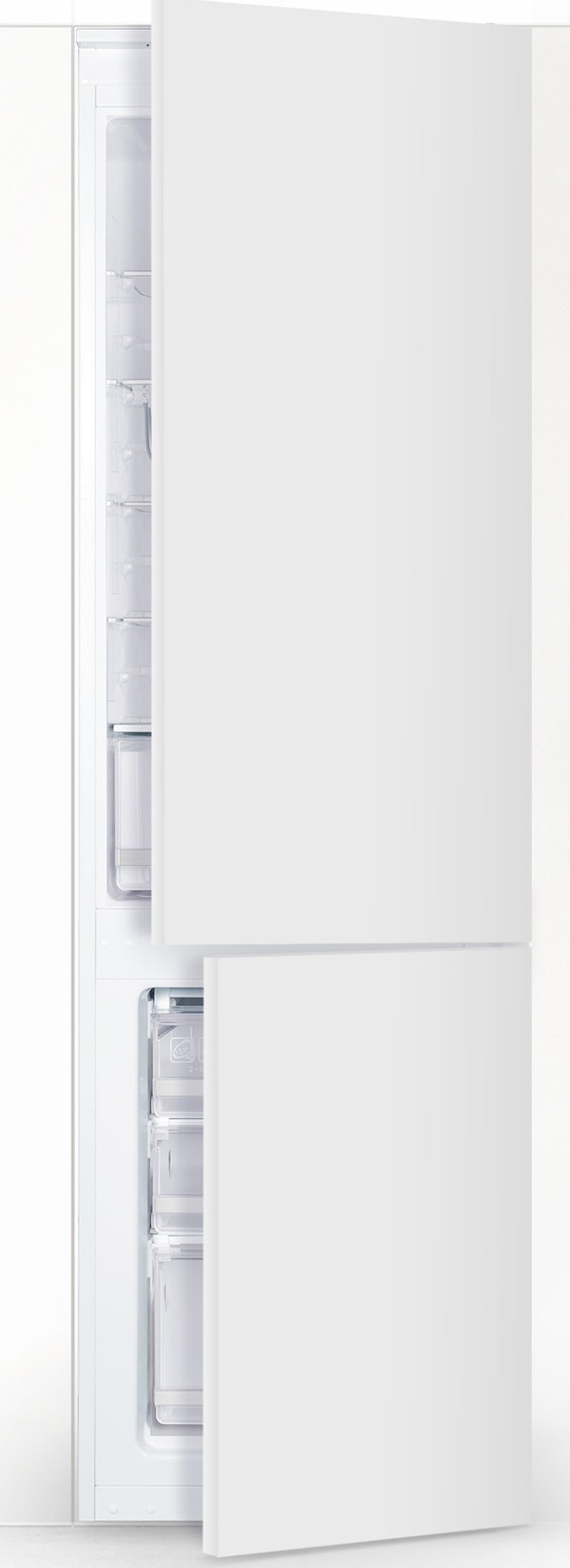 Réfrigérateur Encastrable Amica AB8252 - 250L, Classe E, Blanc (neuf, Emballage Abîmé)