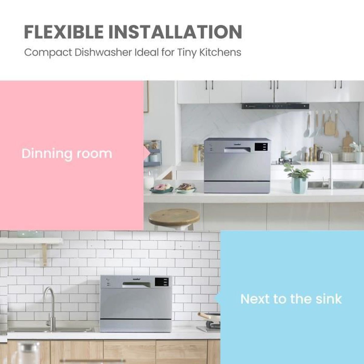 COMFEE KWHTD602ESFR Lavevaisselle pose libre td602es avec