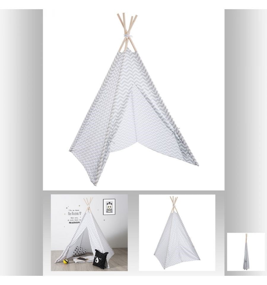 Tipi d co enfant gris atmosphera ATMOSPHERA 14846 1433 Pas