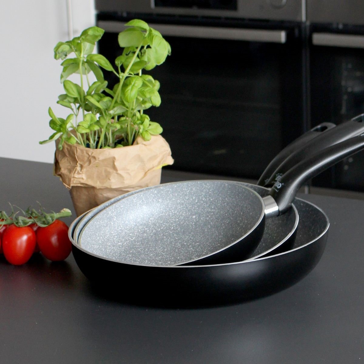 Poêle à Frire Inox ELO 24cm - Induction Compatible | Acier Inoxydable 1.7L