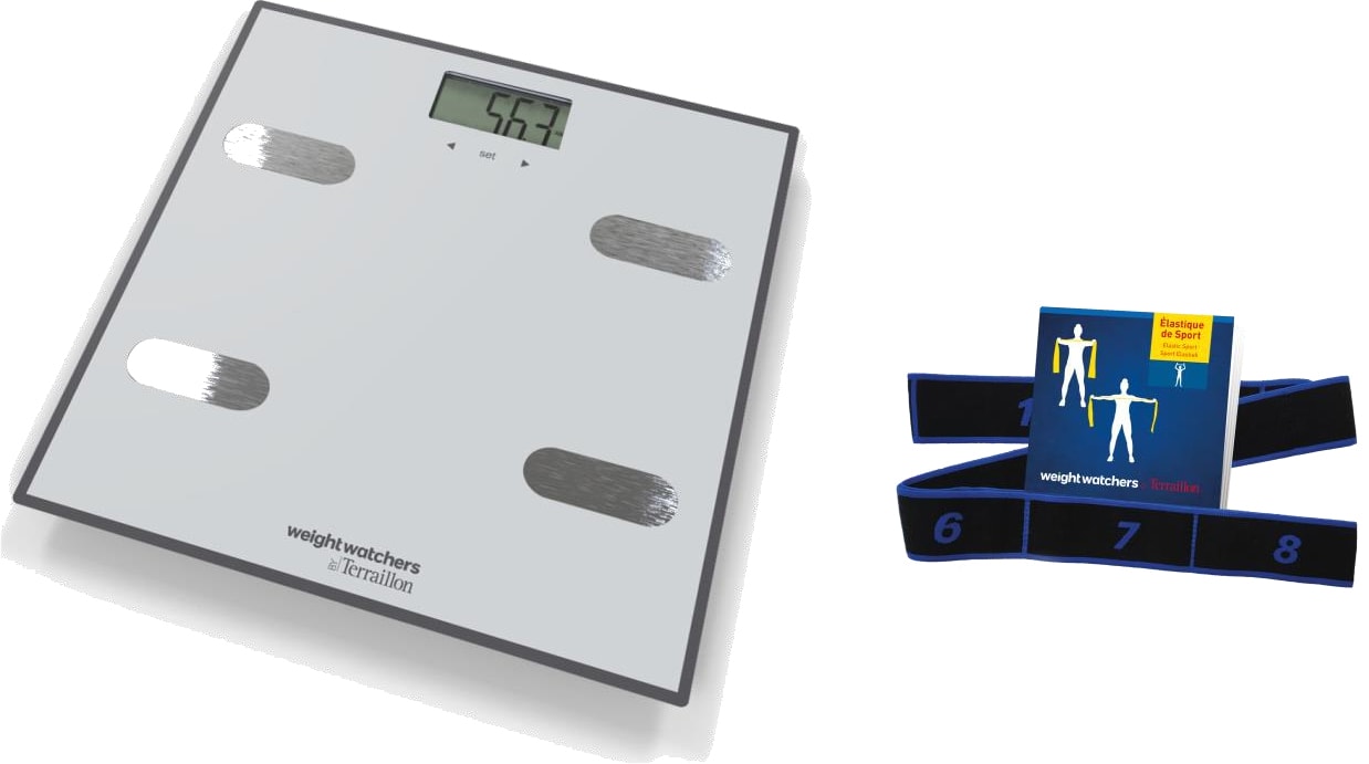 Pèse personne TERRALLON orange nor années 70 - Balance vntage