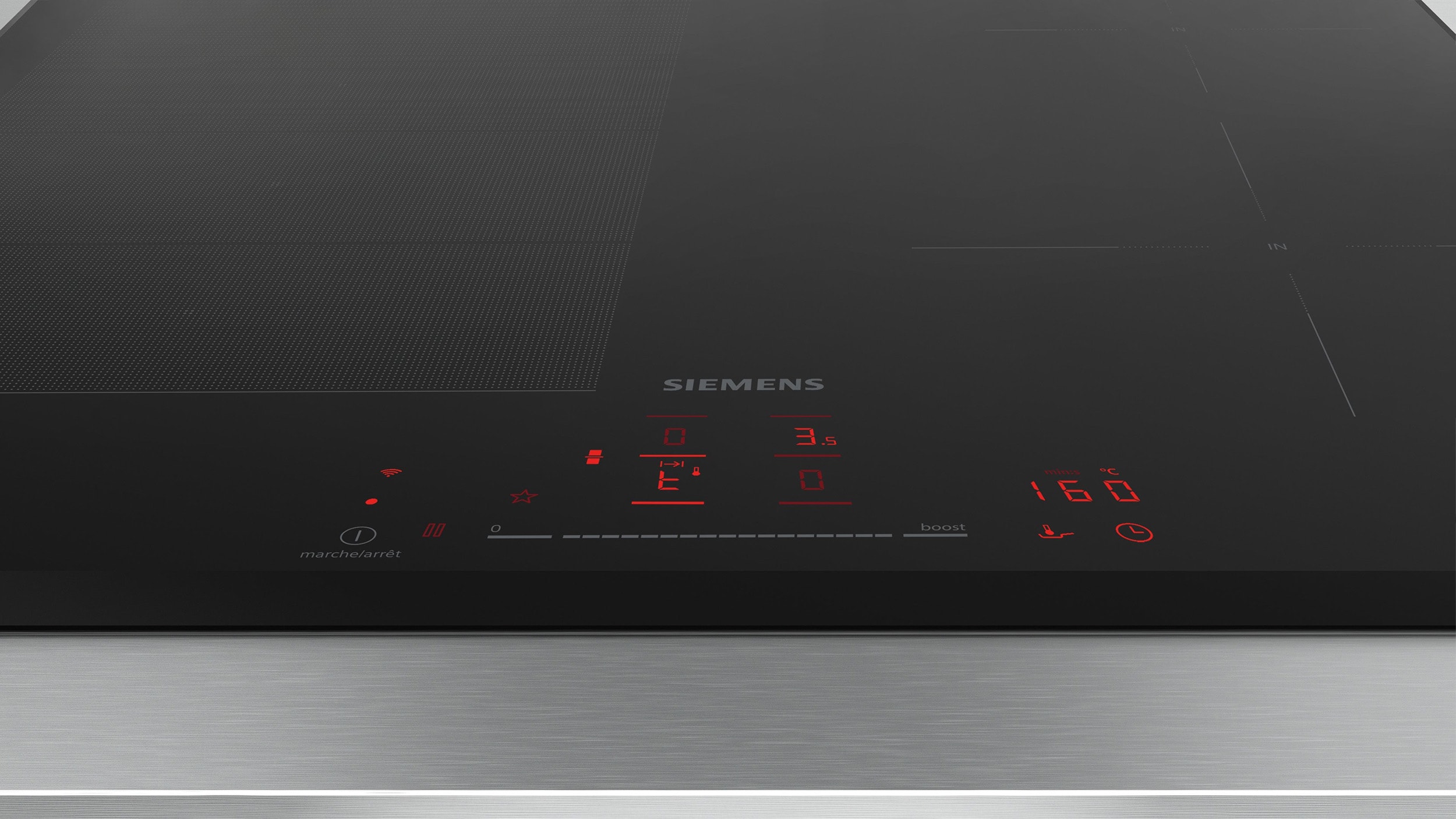 SIEMENS EX651HEC1F, IQ700, Flexinduction, Home Connect - Plaque