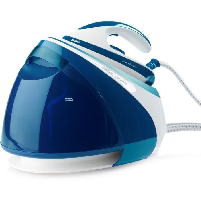 Fer à Repasser Design Jet Line 10 Par Pierre Paulin - Bleu Et Blanc, Vintage