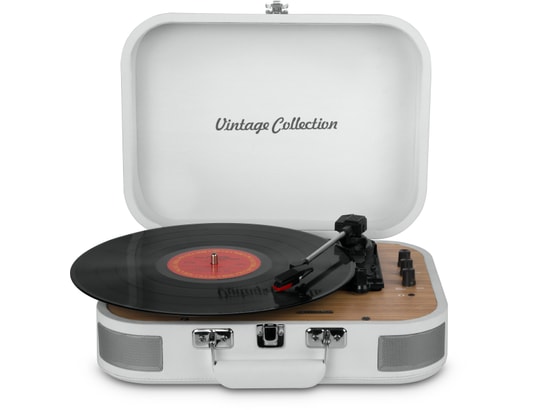 MUSE Platine Vinyle USB MT-201 WW - Tourne-Disque Bluetooth Avec Enceintes Intégrées