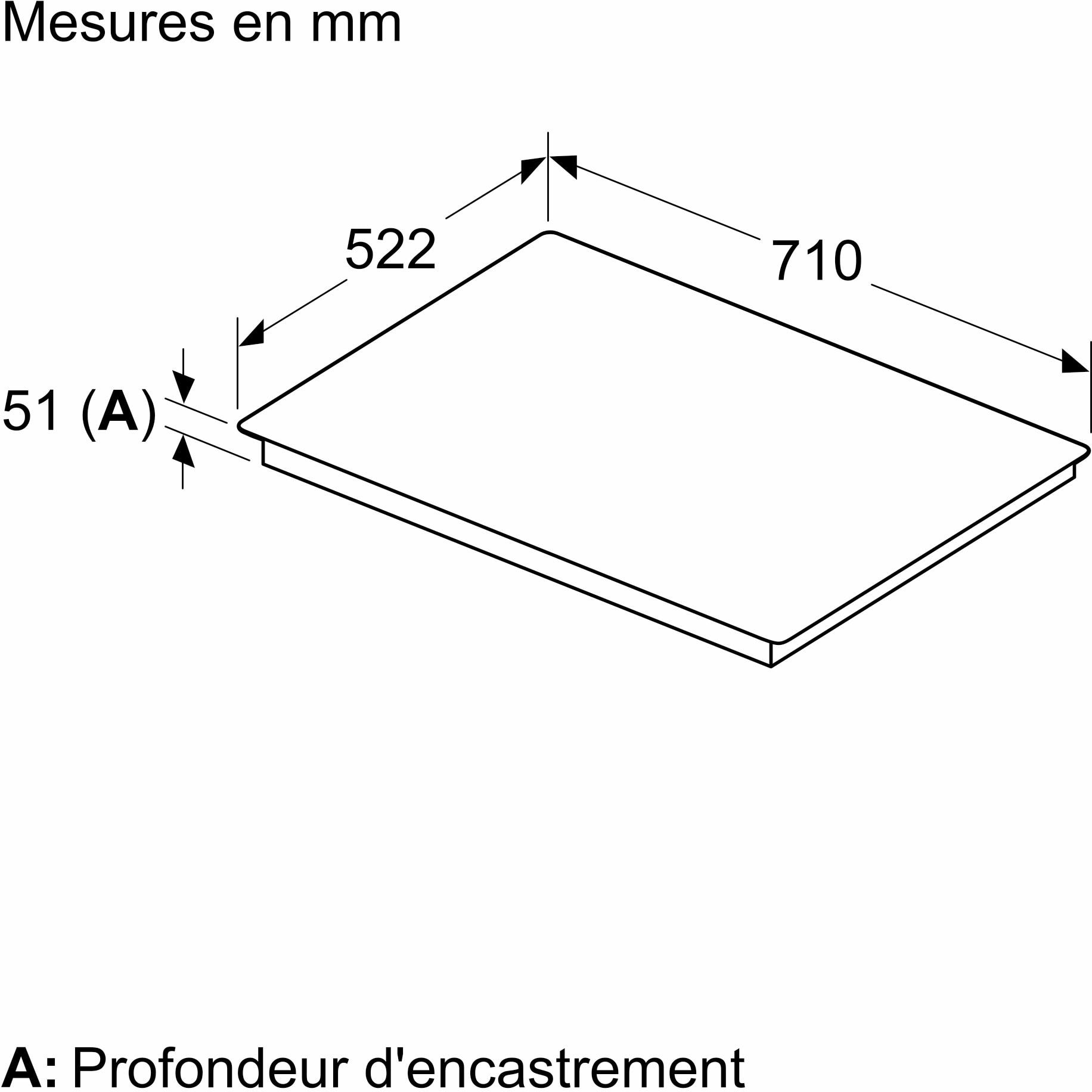 SIEMENS ED751HSB1E, IQ500, 70 cm, Plaque induction Pas Cher
