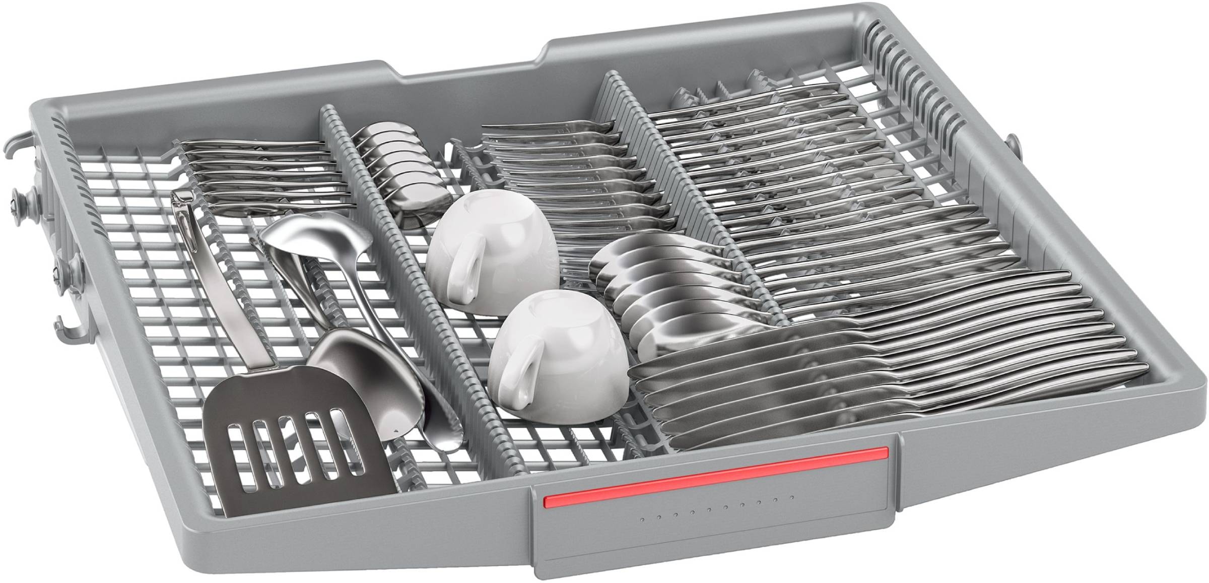 Lave-vaisselle Encastrable Bosch SMI4HCB19E 60cm, 14 Couverts, 42dB, Bandeau Noir, Classe D