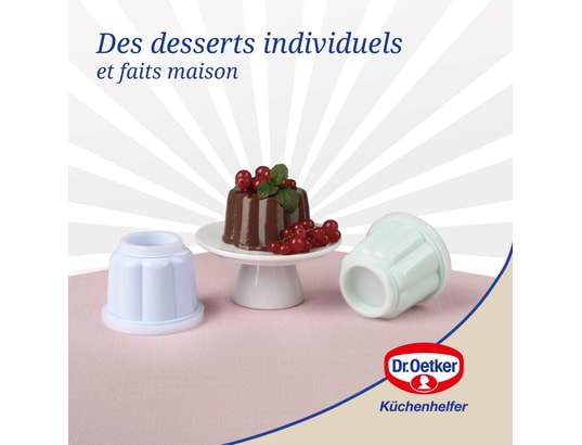 Moules à Pudding Dr. Oetker - 6 Ramequins Avec Couvercles, Parfaits Pour Tes Desserts !