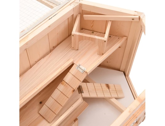 Vidaxl cage à hamster 80x40x43 cm bois massif de sapin VIDAXL Pas