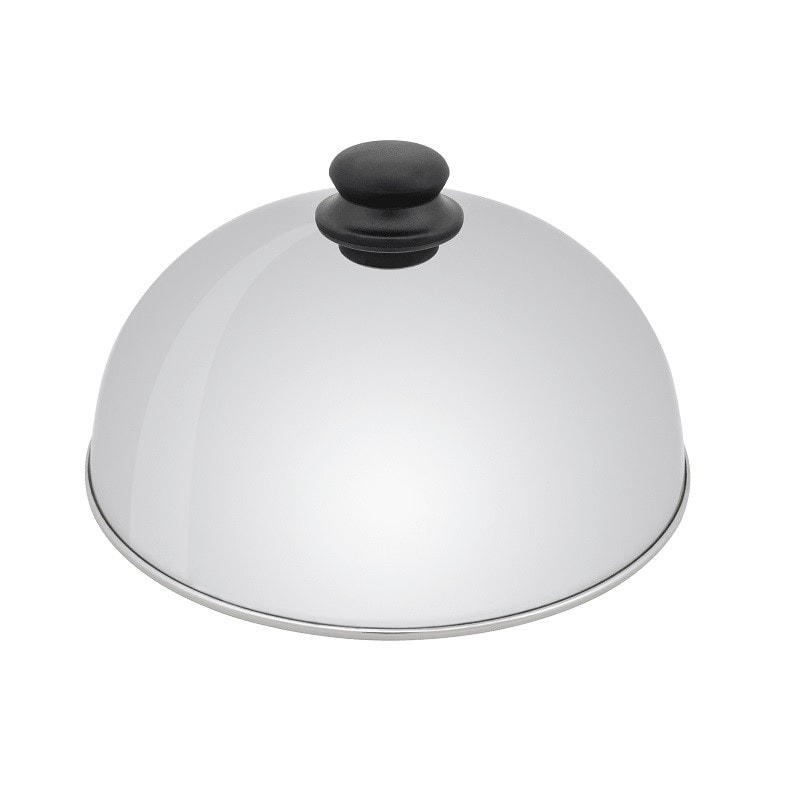 KUWUNG Cloche Plancha, 2 pièces Cloche de Cuisson pour Plancha 9 Pouces, Cloche de Cuisson de Hotte de Gril de Cloche de Hamburger avec Poignée Anti- brûlure,Cloche Barbecue,Cloche Alimentaire