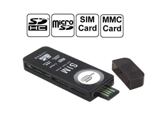 Lecteur De Carte à Puce Pour SIM Avec Adaptateur SIM