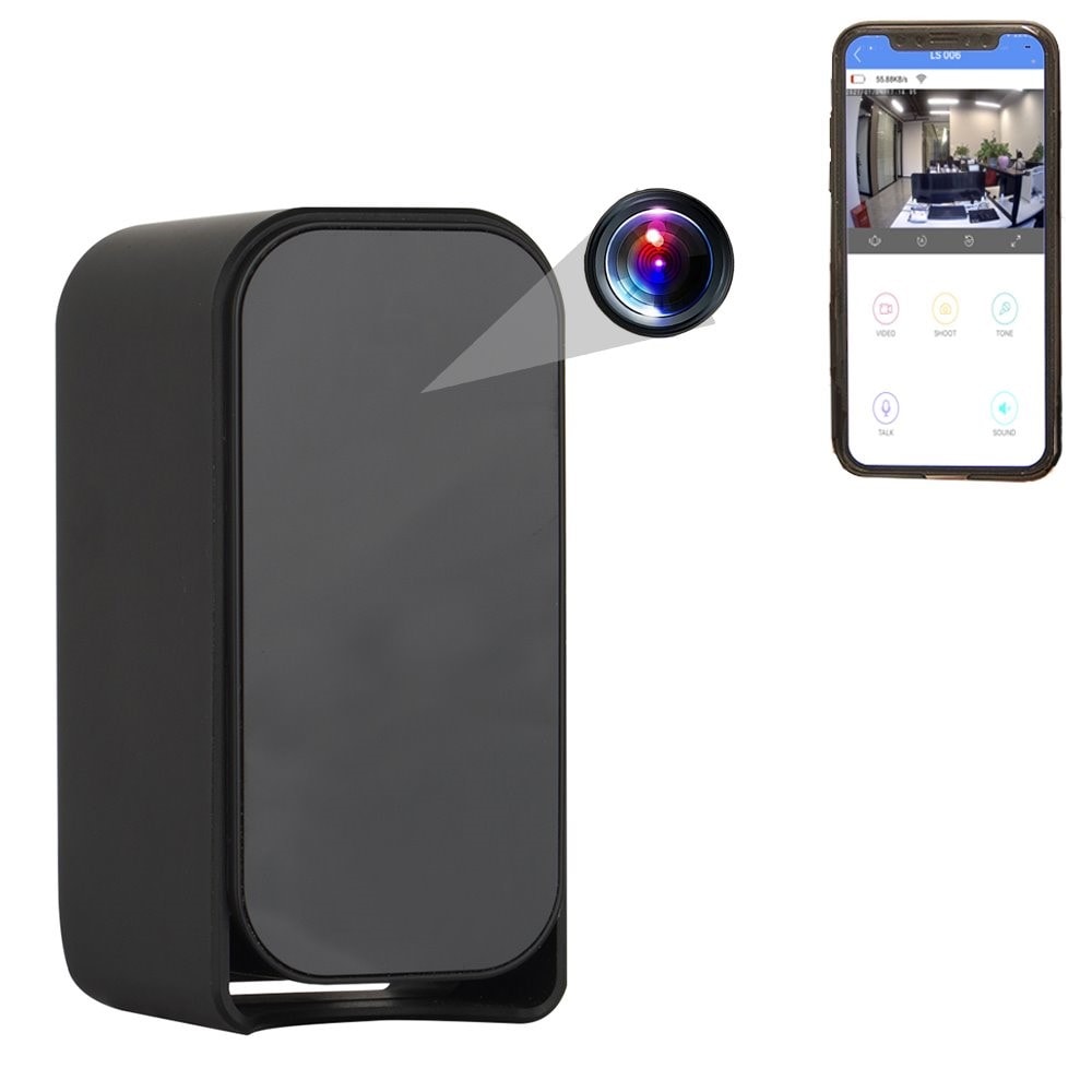 Caméra Espion WiFi 1080P – Vision Nocturne, Détection De Mouvement, 140° – Pour Maison, Voiture, Bureau