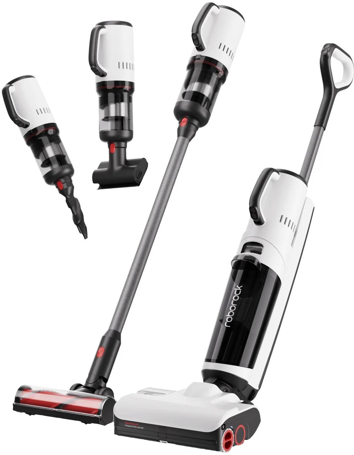HMHAMA Lot De 4 Filtres Lavables Pour Aspirateur Roborock Dyad Pro / Dyad Pro Combo / A10 Plus - Accessoires Humide Et Sec
