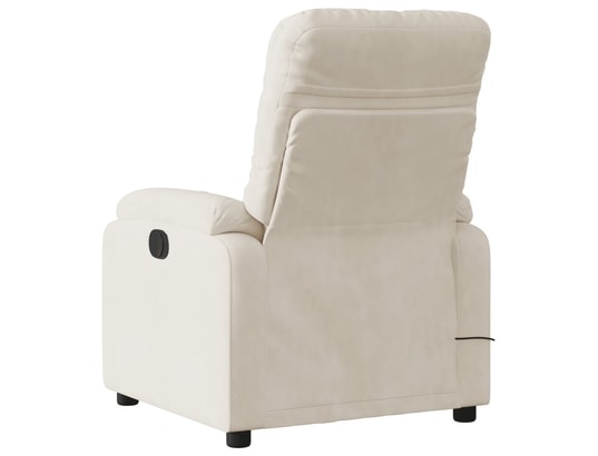 Fauteuil Relax, Fauteuil Inclinable électrique Crème Tissu Pwfn74103