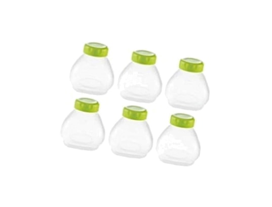 PEGANE Lot De 6 Bouteilles Aîcheur En Verre, Capacité