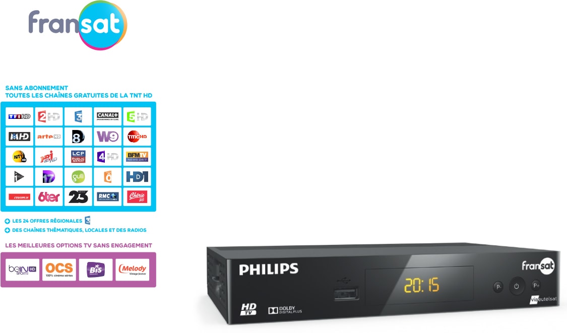 Philips DSR 3031F - Adaptateur TNT - Rue du Commerce