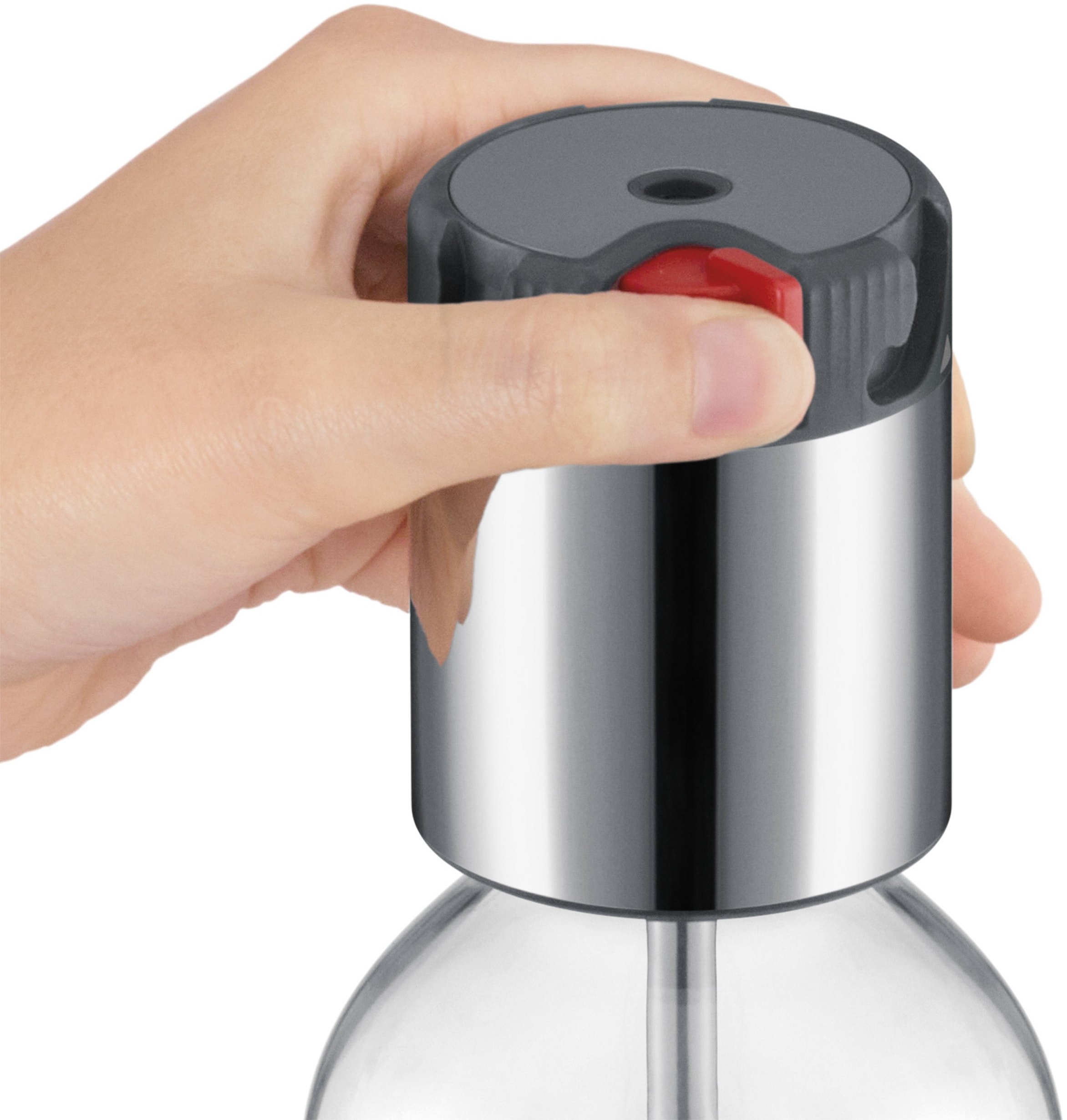 FusionCap Sage - Contrôle Précis CO2 Pour Machine à Soda InFizz Fusion - Acier Inoxydable Brossé