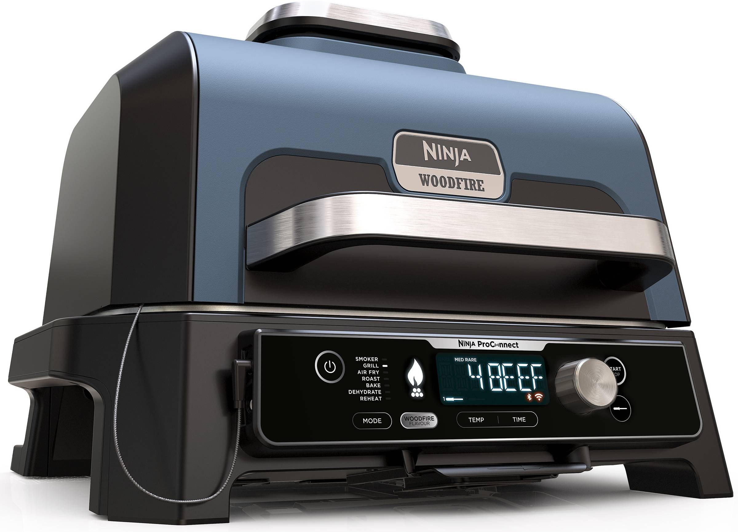 Barbecue électrique NINJA Woodfire Pro Connect XL OG901EU Pas Cher ...