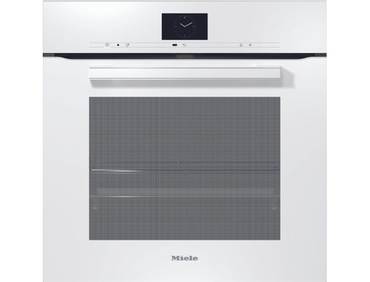 Four multifonctions design inox avec mise en réseau, pyrolyse et rail
