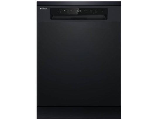 Lave-vaisselle Brandt 60 Cm BF3424CB - 14 Couverts - Silencieux (44 DB) - 8 Programmes - Cuve Inox - 2
