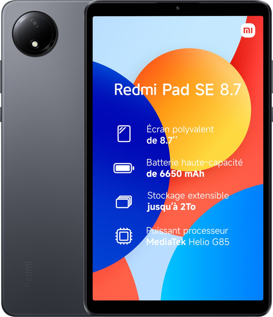 XIAOMI Redmi Pad SE 8.7'' 4 Go/64 Go 4G gris - Tablette tactile