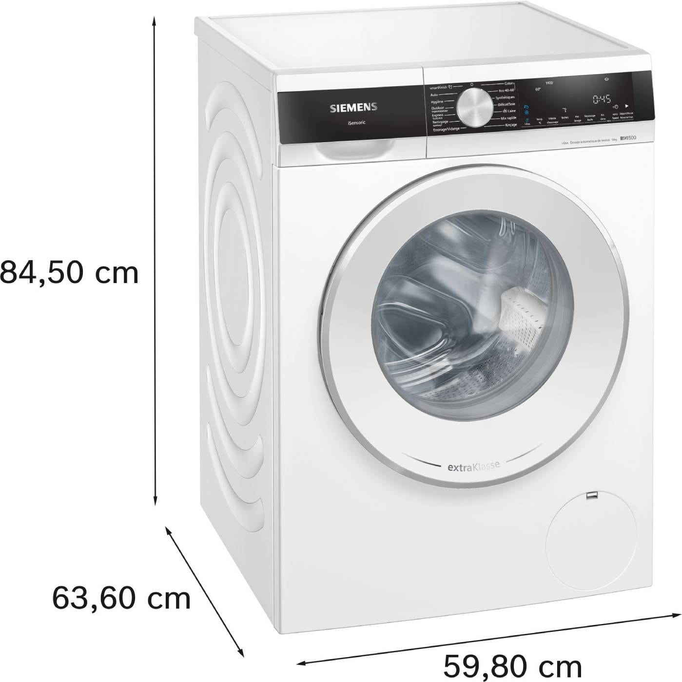 Lave linge Frontal SIEMENS WG44G2F2FR, extraKlasse, iQ500, iDos Pas — free download