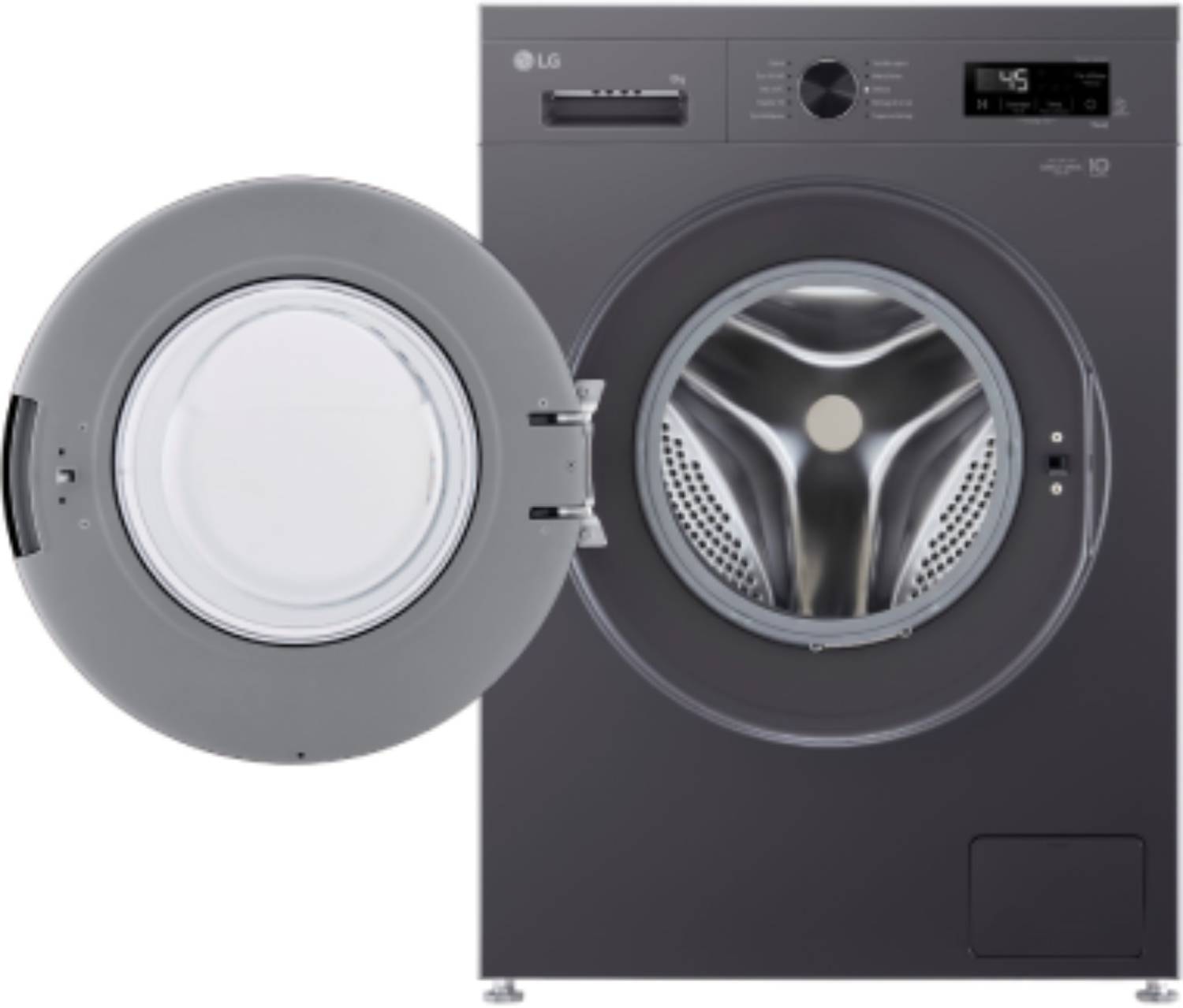 Lave-Linge Frontal LG F71P12IX 17kg - Moteur Direct Drive, TurboWash 39min, Connecté
