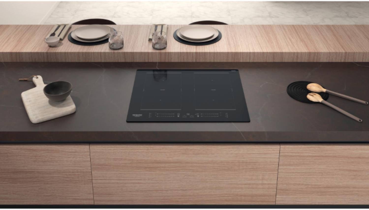 HOTPOINT ARISTON HS5160CNE, 4 foyers, Flexi Duo, Sliders , 7200w — free download