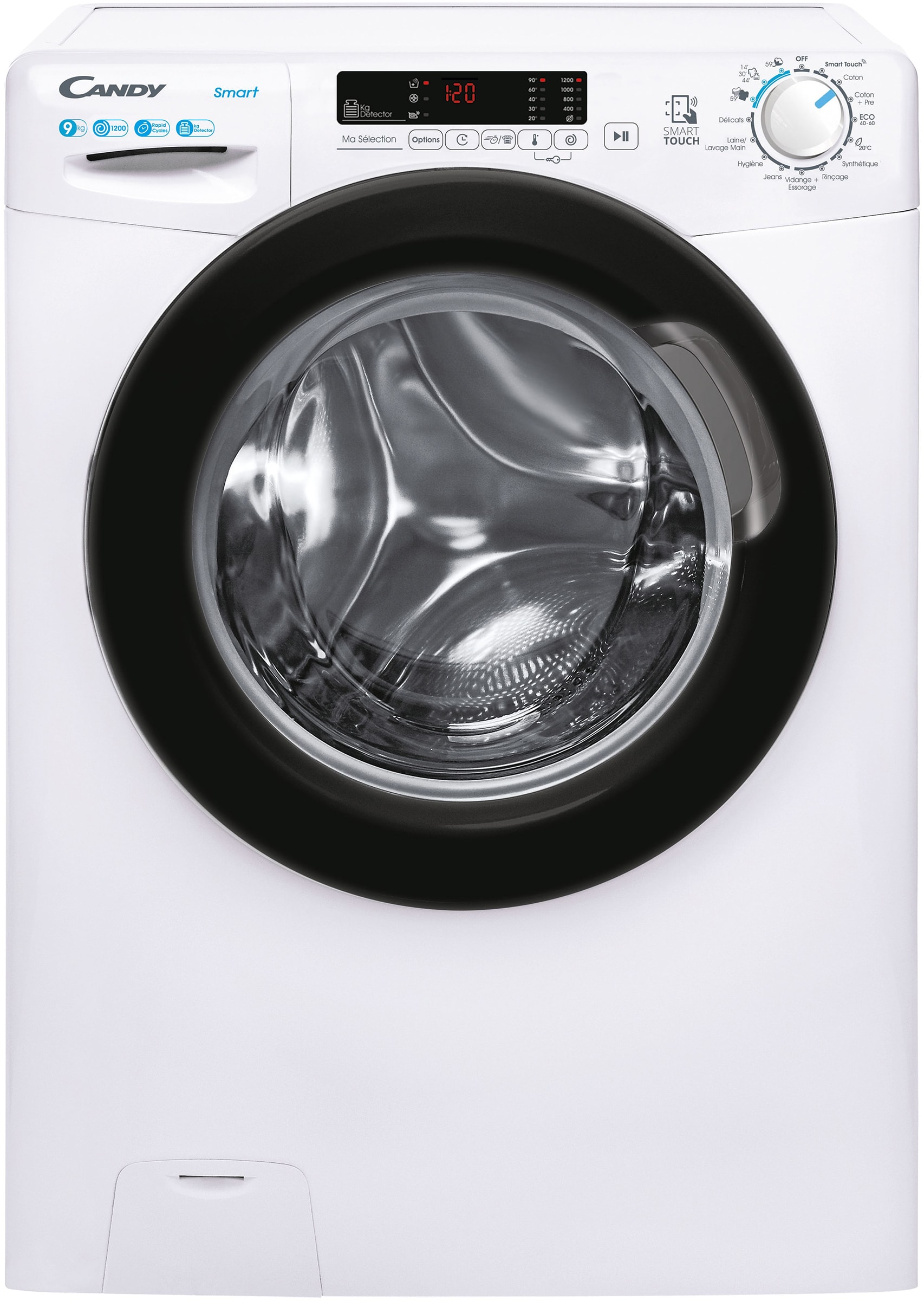 Lave linge Frontal CANDY CS1292DWB4-47 Pas Cher - UBALDI.com