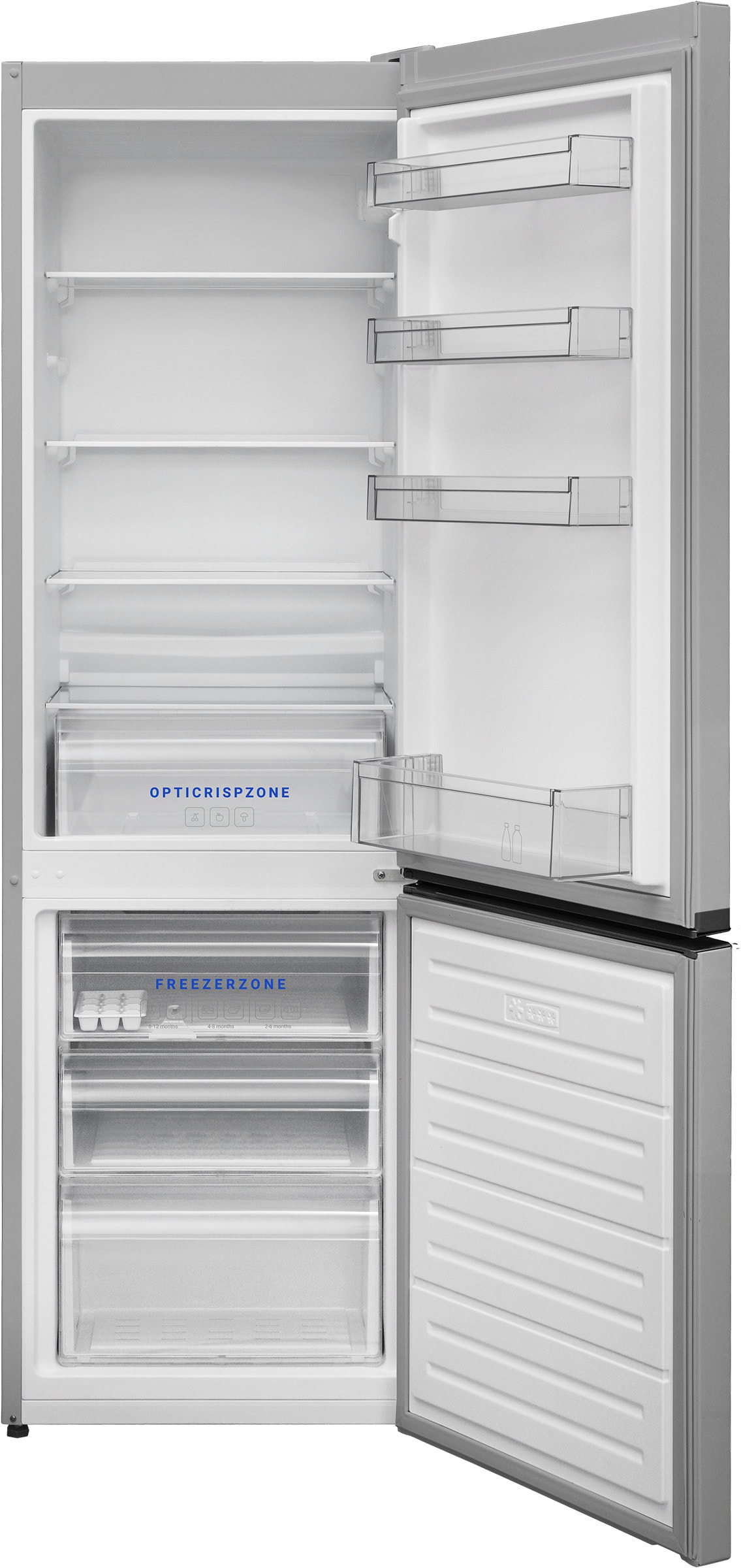 Réfrigérateur-congélateur Daewoo Vintage – 2 Portes, Blanc, Autoportant, Moins De 60 Cm Large