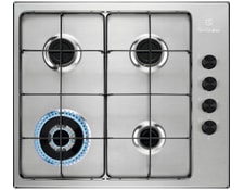 Plaque de cuisson gaz Encastrable 4 foyers Argent - DE DIETRICH - DPE7620XF