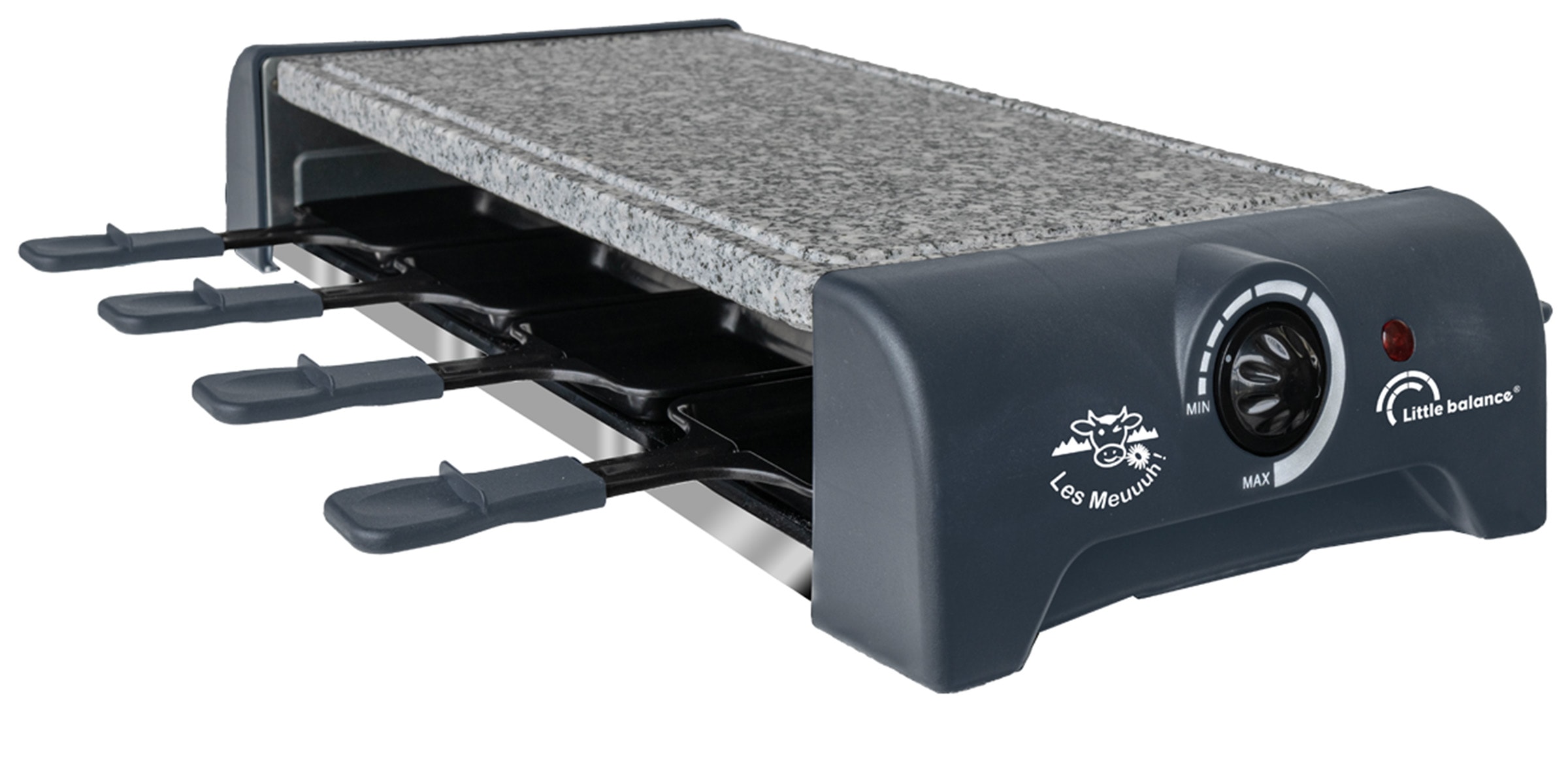 Appareil À Raclette 4 Personnes 600w + Pierre À Griller
